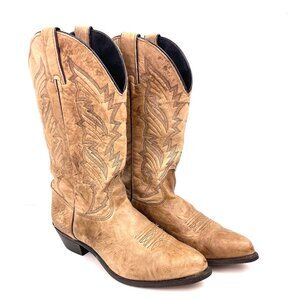 Vintage Wrangler *Great Western Boot Co. Cowboy Boots Men’s Size 8N Made In USA